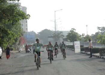 Surat Saksham Cyclothon 2022 was organized by the ONGC Hazira Plant Surat