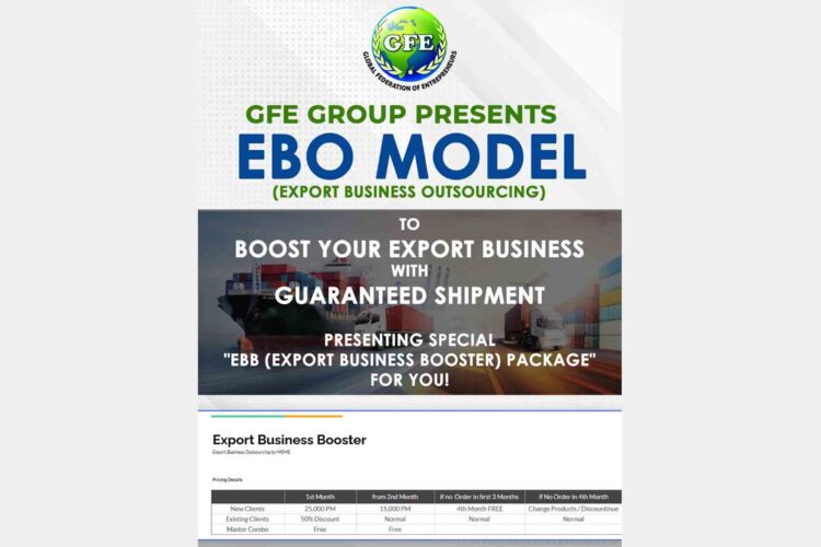 Export Business Outsourcing model launched by GFE that aims to boost export in India