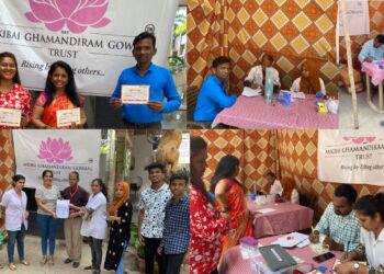 "Ankibai Ghamandiram Gowani Trust by leading Social Activist Nidarshana Gowani conducts Blood Donation camp at the Kamala Mills Compound"