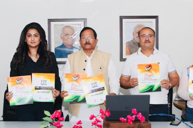 Tourism Minister Launches logo of NRI festival Extends support Appeals to the diaspora Population