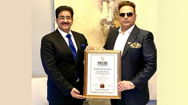 Sandeep Marwah Placed in World Book of Records London Third Time