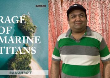 SAURABH PANT at his literary peak with his latest book RAGE OF THE MARINE TITANS