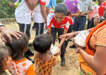 Sharing and Caring; a week of charity at The Global Indian International School Ahmedabad