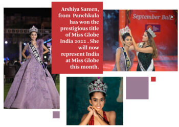 Tricity’s 23-year-old Arshiya Sareen crowned Miss Globe India 2022