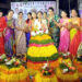 Zilla Parishad Chairperson Patlolla Manjusree Jaipal Reddy hosts Bathukamma Celebrations at ZP Head Office, Sangareddy