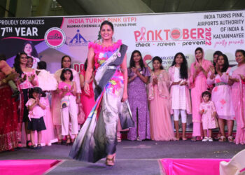 Doctors Ramp Walk – Mom with Kids for Breast Cancer Awareness 