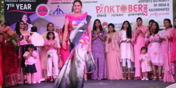 Doctors Ramp Walk – Mom with Kids for Breast Cancer Awareness 