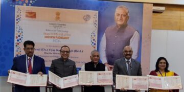 Mission Radiology India (MRI) launched by General (Dr.) V. K. Singh (Retd.) MoS GOI