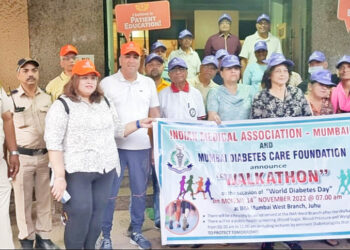 Mumbai Diabetes Care Foundation and Indian Medical Association successfully organized 'Walkathon' on the occasion of 'World Diabetes Day'