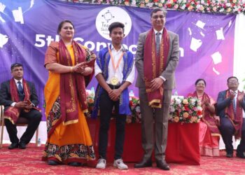 Fifth Convocation held at the TeamLease Skills University campus