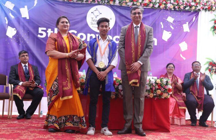 Fifth Convocation held at the TeamLease Skills University campus