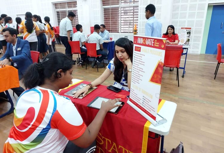 GIIS Ahmedabad Hosted University Connect Program for Grade 10 to 12 Students with Delegates from 27 US Universities