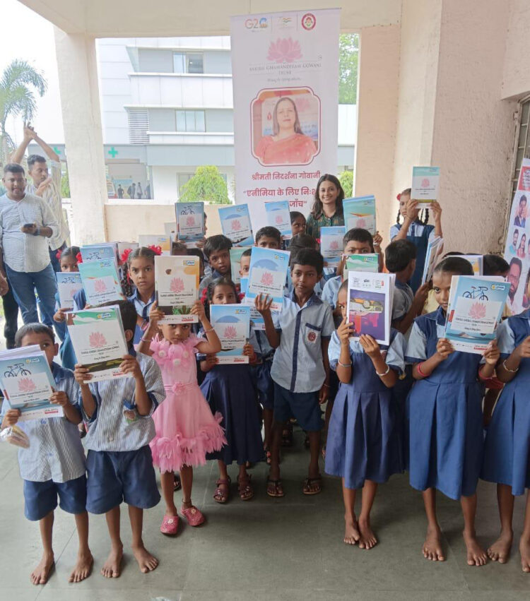 Kamala Ankibai Ghamandiram Gowani Trust Celebrates Trustee Ramesh Gowani’s Birthday by Organizing Anemia Mukt Bharat Camp and Assisting Underprivileged Children’s Education