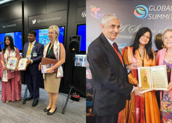 Mrs Shilpa Sanjeev received the prestigious honour from UK Parliament for her contribution in Business and Technology, Mentorship and Leadership building