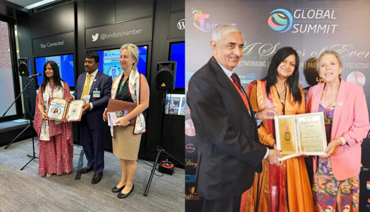 Mrs Shilpa Sanjeev received the prestigious honour from UK Parliament for her contribution in Business and Technology, Mentorship and Leadership building