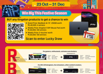 Kingston Technology amps up the festive cheer with its Festive Bonanza Special Offer