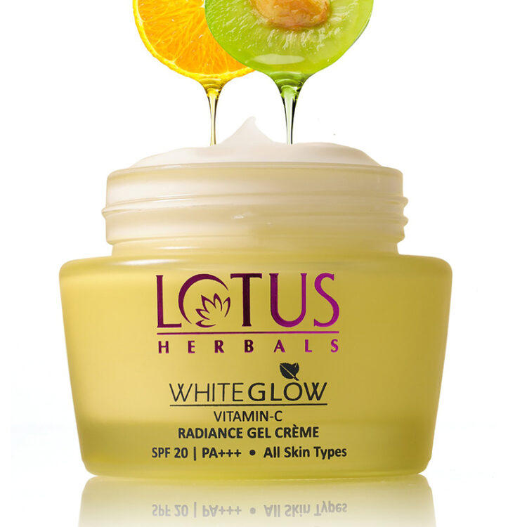 Lotus Herbals WhiteGlow introduces Vitamin C Gel-Crème SPF 20 PA+++ 100x More Vitamin C for an amazing glow!