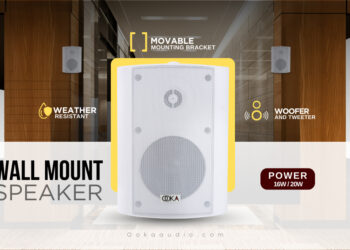 Ooka Audio Introduces Breakthrough Wall Mount Speakers: Redefining Sound Clarity and Performance for Commercial Spaces