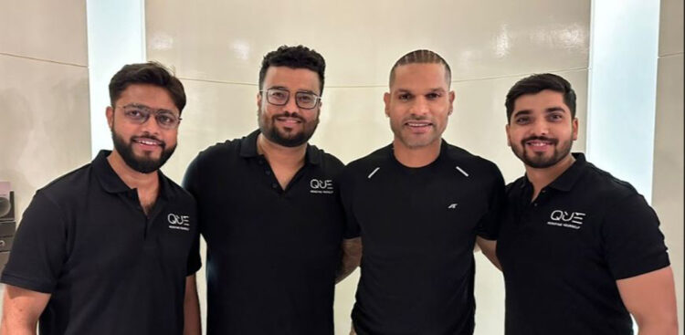 QUE Announces Strategic Investment from Shikhar Dhawan; Joins as Partner and Brand Ambassador 