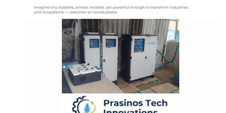 Prasino’s Nanobubble Technology Boosts Efficiency of Industrial Water Treatment in India