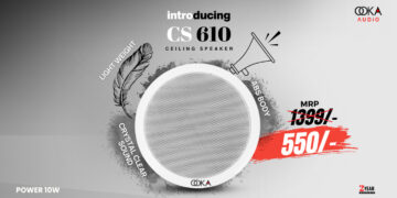 Ooka Launches the All-New Bharat-made ABS Ceiling Speaker in 10W – Powerful Sound, Unbeatable Price @ ₹550 Only