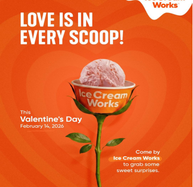 Ice Cream Works, Valentine’s Day, Sweet Surprises,