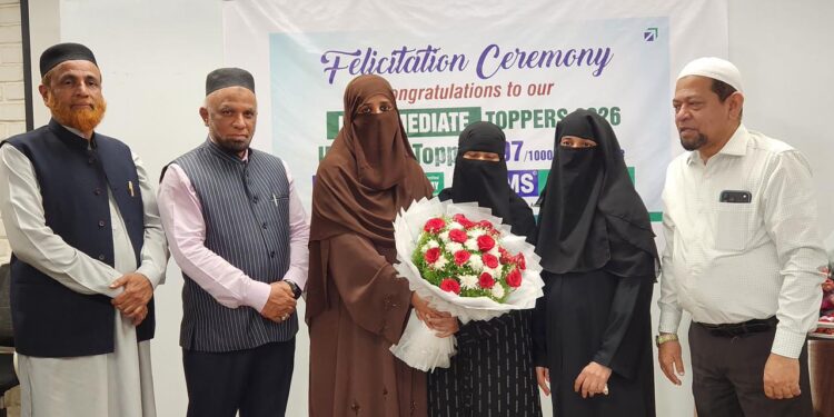 Hafsa Begum Among State Toppers, Brings Pride to MS Education Academy