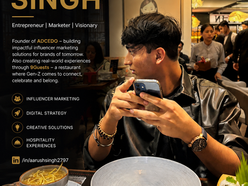 How Aarush Singh Is Building India’s Next Gen-Z Marketing & Lifestyle Ecosystem Through ADCEDO and 9Guests