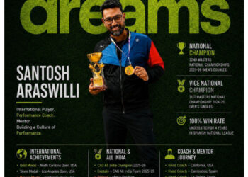Why Santosh Araswilli Is More Than an International Table Tennis Player – He’s Building a Culture of Performance