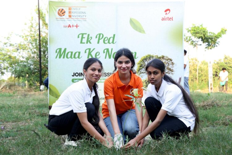 54 LPU Students secured ₹5 Crore+ in Bharti Airtel Scholarships, Led 180-Sapling Plantation Drive on World Environment Day