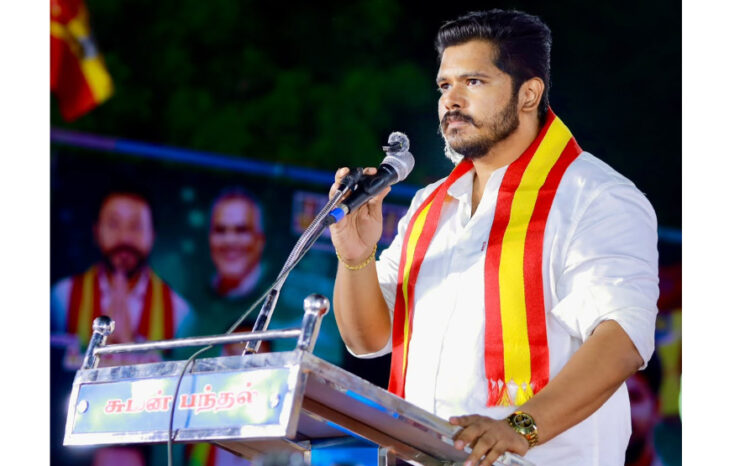Abishek Ponseelan Emerges as a Young TVK Voice in Thoothukudi