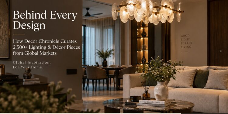 Behind Every Design: How Decor Chronicle Curates 2,500+ Lighting & Décor Pieces from Global Markets